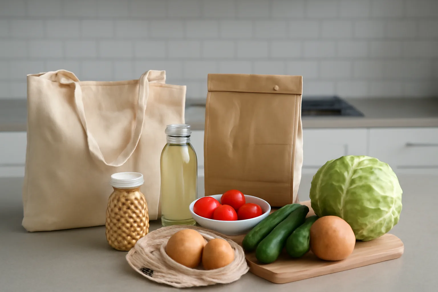 오늘의 쇼핑 브리프를 표현한 AI 연출 이미지